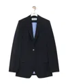 Loewe Wool Single-breasted Suit Coat In Blue