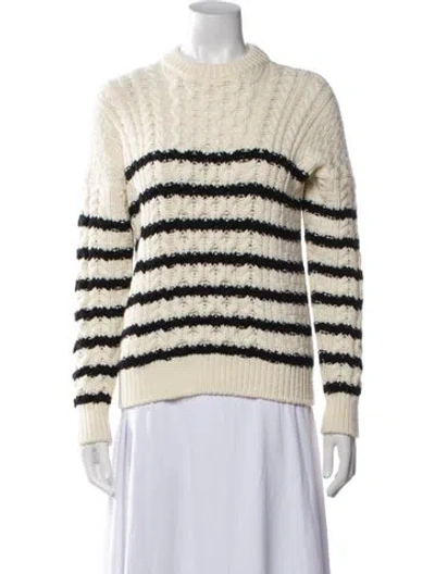 Pre-owned Loewe Wool Striped Sweater