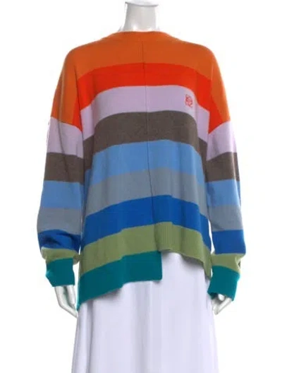 Pre-owned Loewe Wool Striped Sweater In Multi