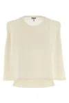 Loewe Double-layer Knitted Top In Neutral