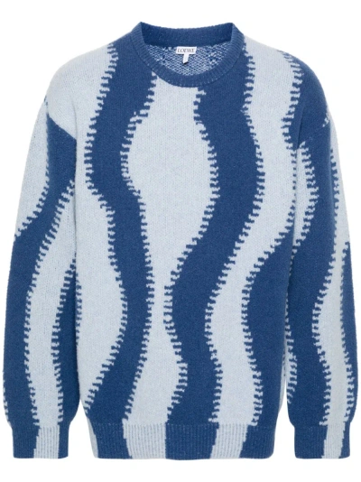 Loewe Wool Jumper In Blue