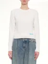 Loewe Wool Sweater In White