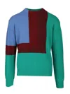 Loewe Wool Sweater Knitwear Multicolor In Green