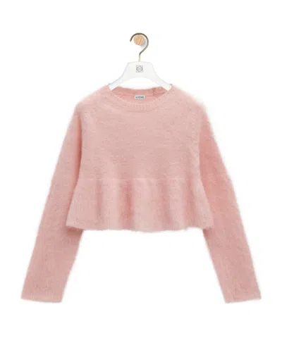 Loewe Wool Sweater In Pink