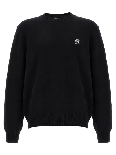 Loewe Wool Sweater Sweaters And Cardigans Black