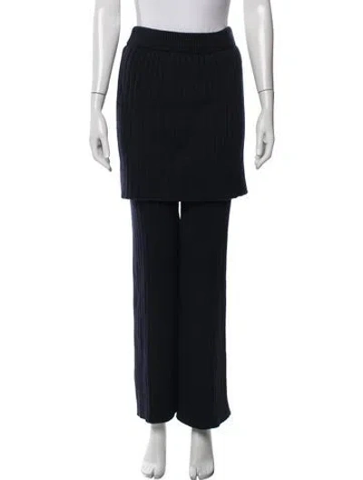 Pre-owned Loewe Wool Sweatpants In Blue