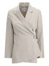 Loewe Wool Tailored Jacket In White