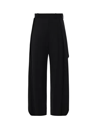 Loewe Wool Trousers In Black