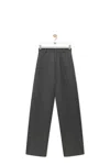 Loewe Wool Trousers In Black