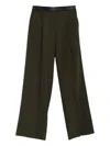 Loewe Wool Trousers In Green