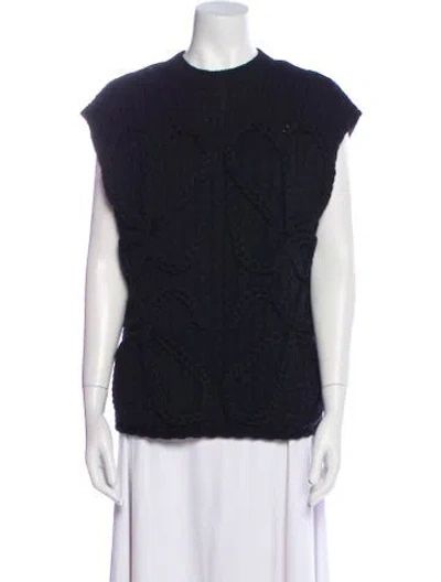 Pre-owned Loewe Wool Vest In Blue