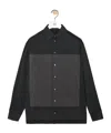 Loewe X Albers Wool Shirt In Black