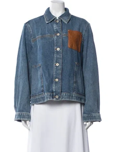 Pre-owned Loewe Workwear Denim Denim Jacket In Blue