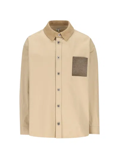 Loewe Workwear Jacket In Beige