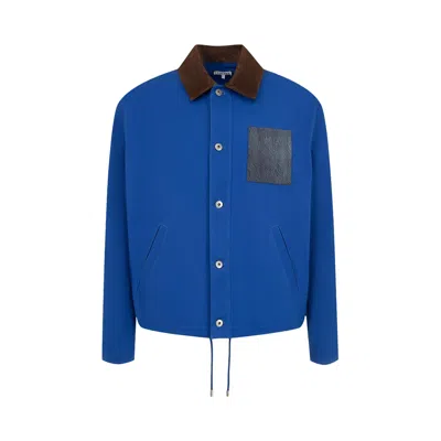 Pre-owned Loewe Workwear Jacket 'blue' | Men's Size 48