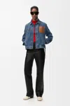 Loewe Denim Work Jacket In Blue