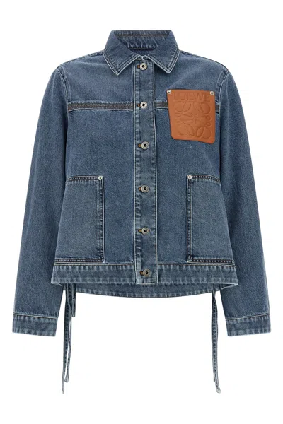 Loewe 'workwear' Jacket In Light Blue