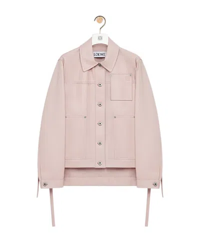 Loewe Workwear Jacket In Pink