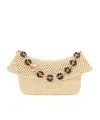 Loewe Medium Ola Bag In Raffia For Woman In Brown