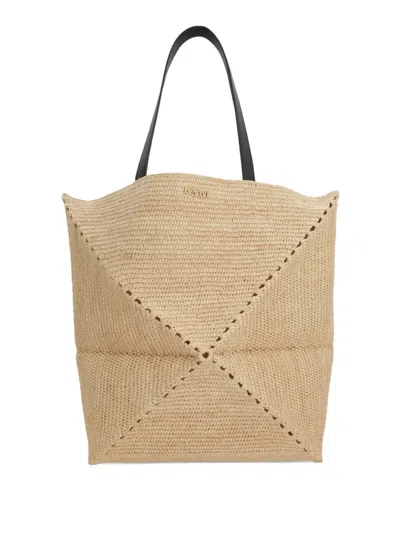 Loewe Woven Straw Tote Bag