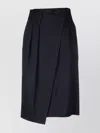 Loewe Wrap Skirt With Back Pocket And Button Detail