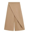 LOEWE WRAPPED CROPPED WIDE-LEG TROUSERS