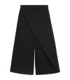 Loewe Wrapped Cropped Wide-leg Trousers In Multicolor