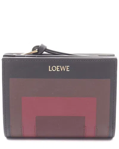 Loewe X Albers Bifold Wallet (authentic Pre-loved) In Multi
