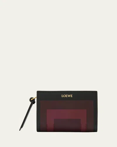 LOEWE X ALBERS COMPACT BIFOLD WALLET IN NAPPA LEATHER
