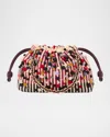 Loewe X Albers Flamenco Medium Crossbody Bag In Cotton Jacquard In Multi