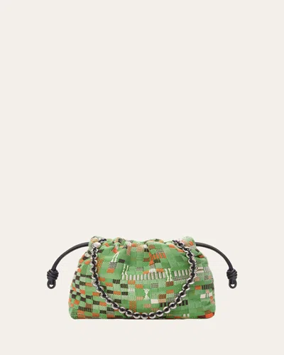 Loewe X Albers Flamenco Medium Tapestry Crossbody Bag In Cotton Jacquard