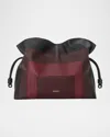 Loewe X Albers Flamenco Xl Clutch Bag In Nappa Leather In Multi