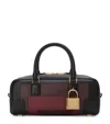 Loewe X Albers Leather Amazona 23 Top-handle Bag In Black