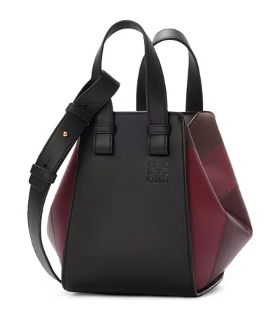 LOEWE X ALBERS LEATHER HAMMOCK TOP-HANDLE BAG