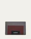 Loewe Plain Cardholder In Nappa Calfskin In Brown