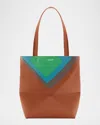 Loewe X Albers Puzzle Fold Tote Bag In Nappa Leather