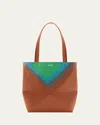 Loewe Puzzle Fold Convertible Medium Leather Tote