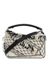 Loewe X Albers Puzzle Fringed Tote Bag In Neutral