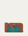 Loewe X Albers Slim Cardholder In Leather In Brown