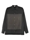 Loewe X Albers Wool Shirt In Black
