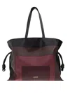 Loewe X Albers Xl Flamenco Panelled Knot-detail Tote Bag In Black
