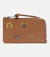 Loewe X Louis Wain Zip-top Wallet In Leather In Brown