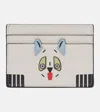 Loewe X Louis Wain Cats Leather Card Holder In White