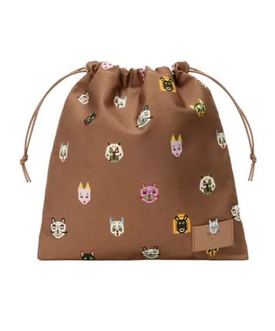 Loewe X Louis Wain Clutch In Brown