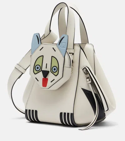 Loewe X Louis Wain Futurist Cat Hammock Tote Bag In White