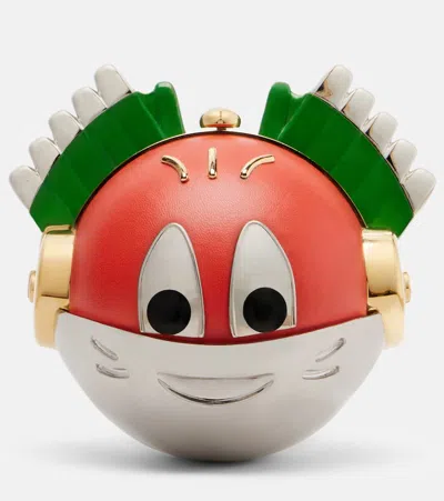 Loewe X Louis Wain Knight Cat Clutch In Multi