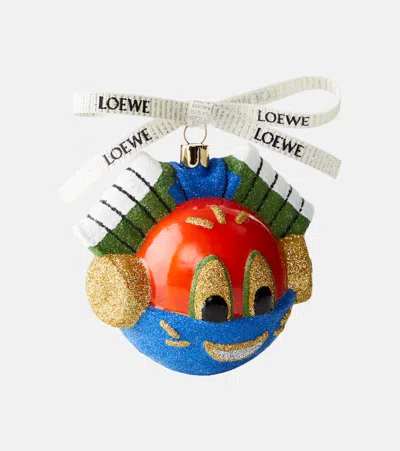 Loewe X Louis Wain Knight Cat Glitter Glass Ornament