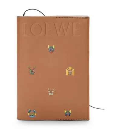 LOEWE X LOUIS WAIN LEATHER NOTEBOOK