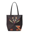 Loewe X Louis Wain Leather Puzzle Fold Tote Bag In Multi