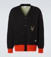 Loewe X Louis Wain Mohair-blend Cardigan In Black